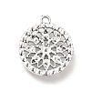 Alloy Rhinestone Pendants ALRI-C007-19P-3