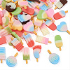 60Pcs 6 Style Resin Decoden Cabochons RESI-TA0001-36-3