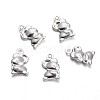 Tarnish Resistant Stainless Steel Charms STAS-M225-04-1