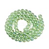 Transparent Glass Beads Strands GLAA-Q107-02A-09-2
