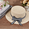 Polyester Stripe Ribbons SRIB-WH0011-326C-5