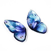 Epoxy Resin Butterfly Wings Cabochons CRES-N035-02B-2