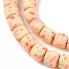 Handmade Polymer Clay Beads Strand CLAY-Z002-01I-2