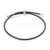 Adjustable PU Leather Cord Slider Bracelets BJEW-F412-05P-C-1