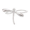 304 Stainless Steel Dragonfly Pendant Cabochon Settings STAS-T069-24P-1