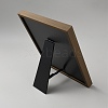 50-Slot Foldable Retangle Wood Slant Back Ring Display Frame RDIS-WH0009-021-3