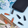 20Pcs 2 Colors PU Leather Zipper Puller FIND-GO0002-92-4