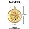 304 Stainless Steel Pendants STAS-OY014-66G-2