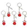 Resin & Alloy & Glass Keychain KEYC-MZ00015-1