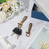 2Pcs Alloy Shackle Clasps with S Hook Clasps FIND-WR0012-20AB-4