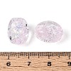 Handmade Foil Glass Beads Strands FOIL-N033-02G-4