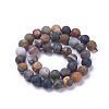 Natural Ocean Agate/Ocean Jasper Beads Strands G-G772-06-B-2