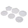 Boutigem 6Pcs 6 Style Silicone Flower Cup Mat Molds Sets DIY-BG0001-21-2