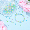 200Pcs 4 Colors Cat Eye Beads CE-YW0001-04-4