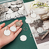 Olycraft 120Pcs 304 Stainless Steel Stamping Blank Tag Pendants STAS-OC0001-23-3