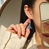 Handmade Lampwork Dangle Earrings WG00CF4-01-2