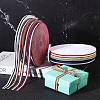 Flat Striped Grosgrain Polyester Ribbons EC-WH0003-13-B06-6