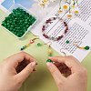 DIY Round Cat Eye Beads Bracelet Making Kit DIY-SZ0006-56D-3