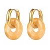 Handmade Natural Topaz Jade Dangle Hoop Earrings EJEW-JE04577-01-1