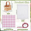 Bamboo Weaving Basket Mini Model AJEW-OC0015-97A-2