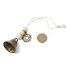 Iron Bell Hanging Ornaments HJEW-JM02523-02-3