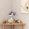 Cloud Shape Wood Wall-mounted Storage Rack AJEW-WH0816-412B-5