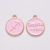Alloy Enamel Pendants LS-X-ENAM-S124-01B-09F-1