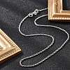 2mm Rack Plating Brass Rope Chain Adjustable Slider Necklaces for Women Men MAK-L044-06P-3