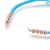 Nylon Cord Braided Bead Bracelets Making BJEW-F360-FRG17-2