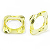 Transparent Acrylic Finger Rings RJEW-T010-03H-4