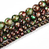 Baking Paint Glass Beads X1-DGLA-N003-10mm-B07-2