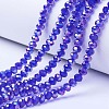 Electroplate Glass Beads Strands LS-EGLA-A034-T1mm-B15-1