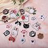 20Pcs 20 Style Computerized Embroidery Cloth Iron on/Sew on Patches DIY-SZ0006-59-4