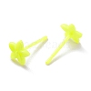 Eco-Friendly Plastic Stud Earrings EJEW-H120-02D-2