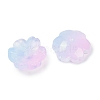 Transparent Spray Paint Glass Beads X1-GLAA-H035-04F-2