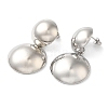 Brass Stud Earrings for Women EJEW-B057-06P-2