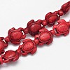Dyed Synthetic Turquoise Beads Strands G-M152-02-B-1