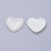 Acrylic Pearl Cabochons X-MACR-F024-22-2