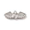 Rack Plating Alloy Rhinestone Charms PALLOY-O106-03P-02-2