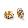 Brass Rhinestone Spacer Beads LS-RSB093-1G-2