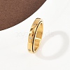 304 Stainless Steel Rhinestone Rotating Finger Rings RJEW-A074-01C-G-2