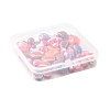 48Pcs Glazed Porcelain Beads PORC-FS0001-34-6