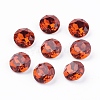 Pointed Back & Back Plated K9 Glass Rhinestone Cabochons RGLA-J012-10mm-259-2