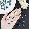 Pointed Back Glass Rhinestone Cabochons RGLA-OC0001-08H-3