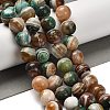 Dyed Natural Agate Beads Strands G-G175-A14-01-2