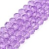 Baking Paint Glass Beads Strands EGLA-Q120-A-B01-1