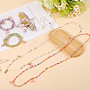 6Pcs 6 Styles Glass Seed Beads Stretch Waist Chains for Women AJEW-CY0001-17-3