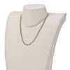 Brass Curb Chain Necklaces NJEW-JN03097-01-4
