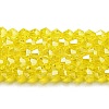 Transparent Electroplate Glass Beads Strands EGLA-A039-T2mm-A21-1
