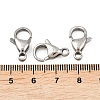 Tarnish Resistant 304 Stainless Steel Lobster Claw Clasps STAS-AB16-5